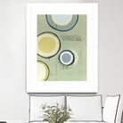 Circle Series 14 by Christopher Balder on GIANT ART - green abstract
