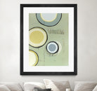 Circle Series 14 by Christopher Balder on GIANT ART - green abstract