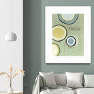 Circle Series 14 by Christopher Balder on GIANT ART - green abstract