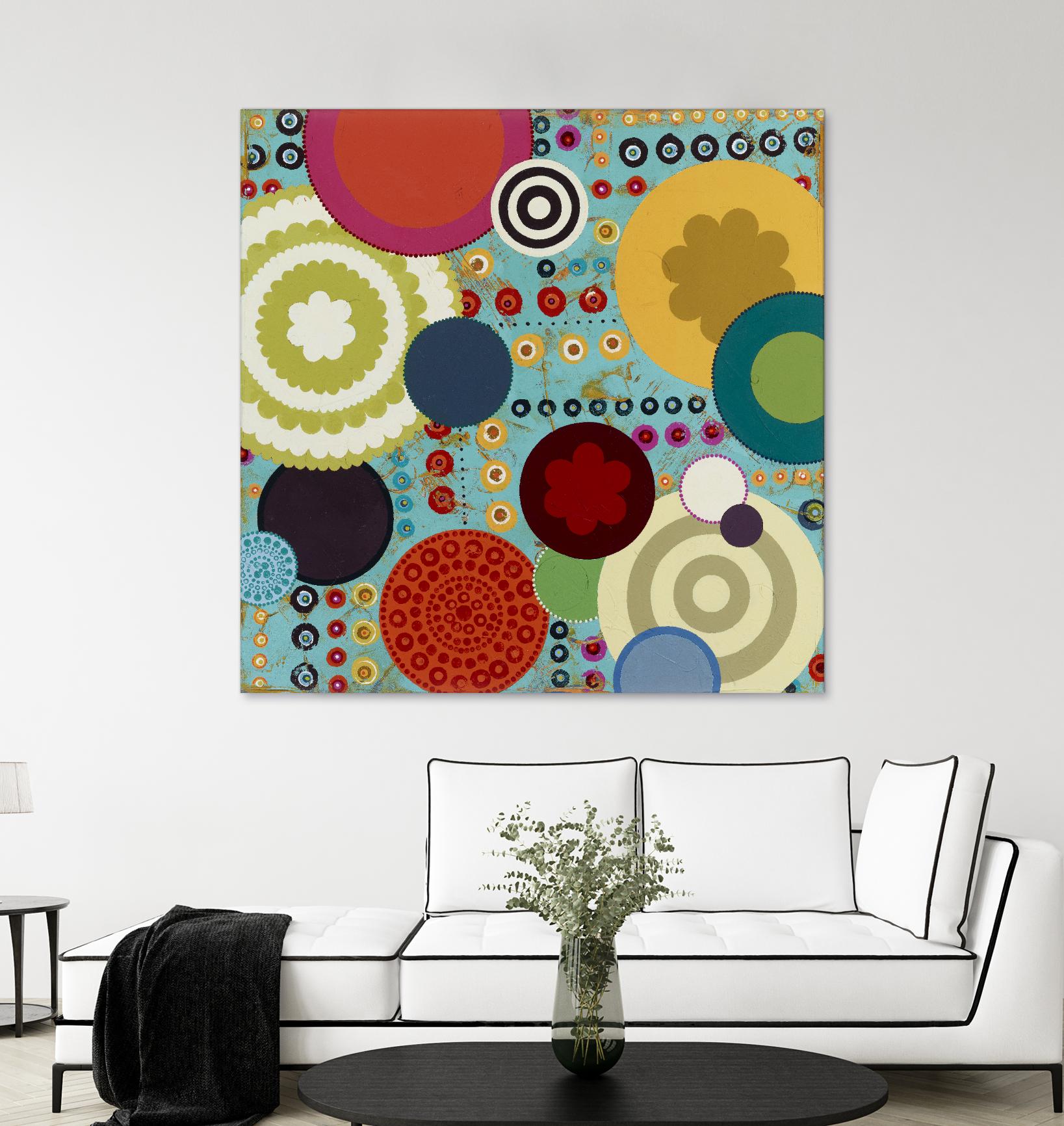 Fiesta 1 by Lisa Kesler on GIANT ART - red contemporary
