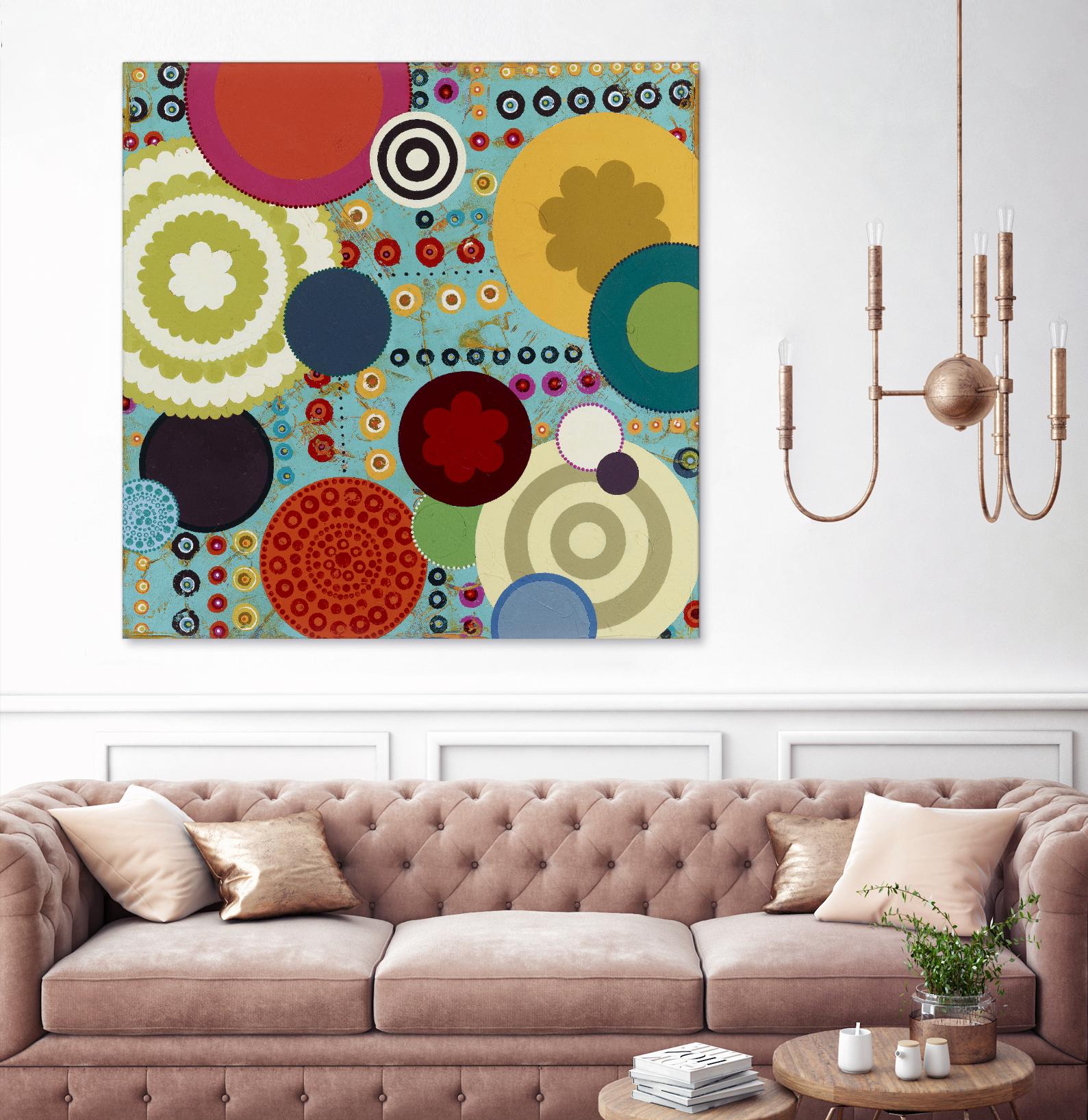 Fiesta 1 by Lisa Kesler on GIANT ART - red contemporary