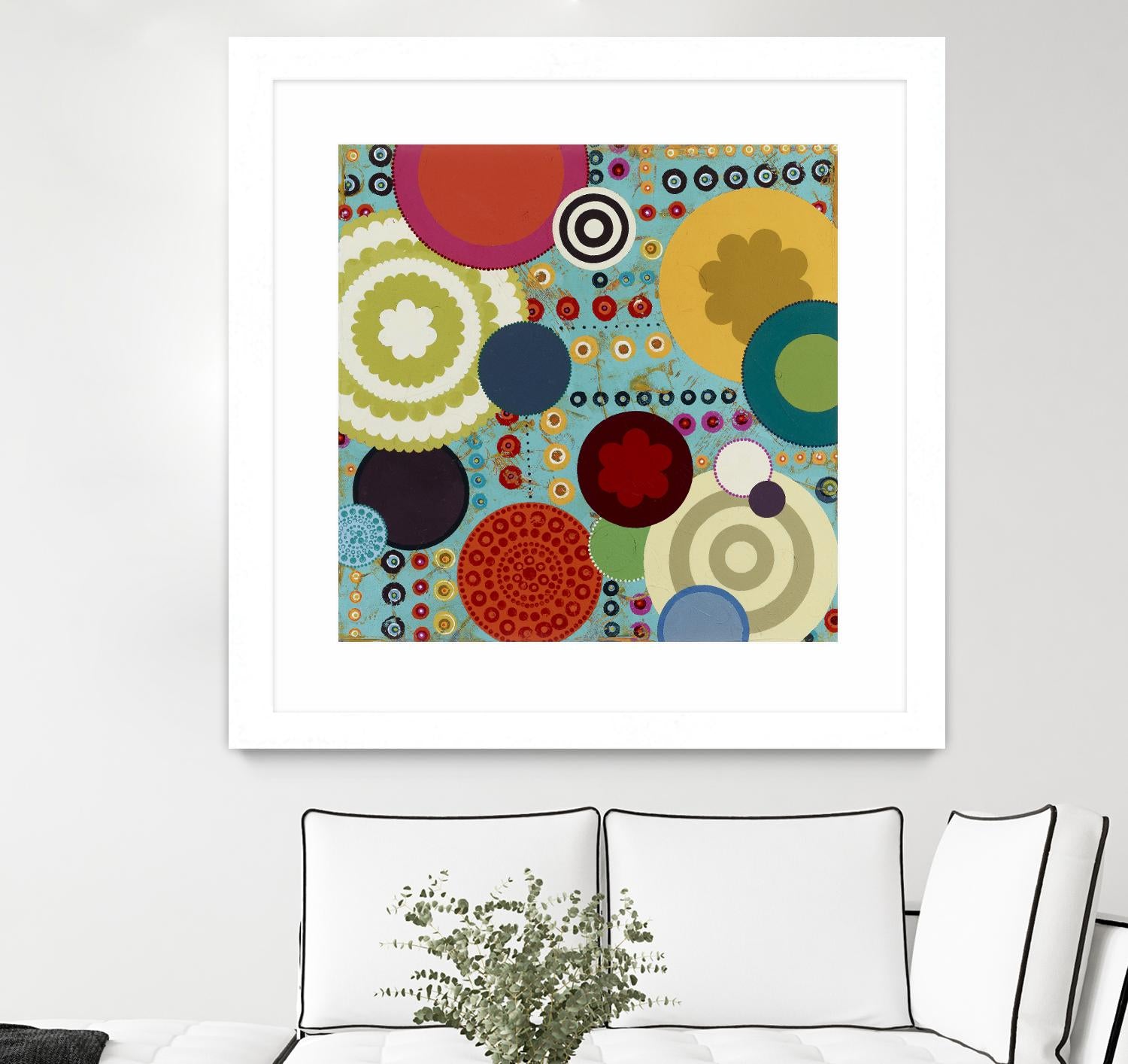 Fiesta 1 by Lisa Kesler on GIANT ART - red contemporary