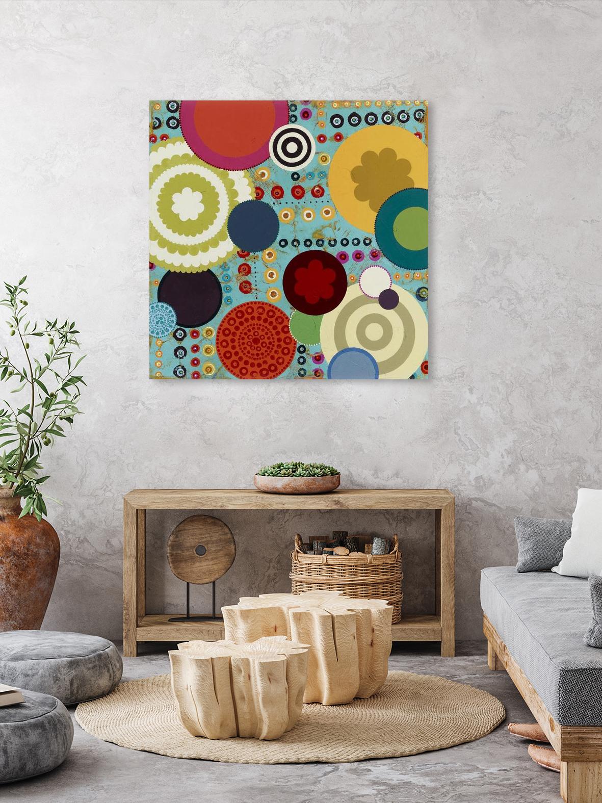 Fiesta 1 by Lisa Kesler on GIANT ART - red contemporary