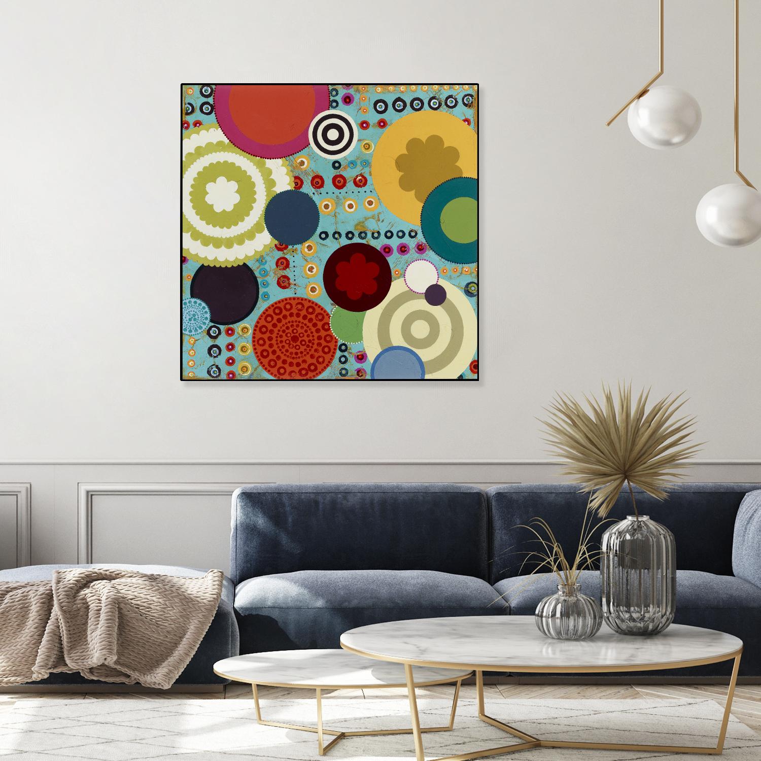 Fiesta 1 by Lisa Kesler on GIANT ART - red contemporary