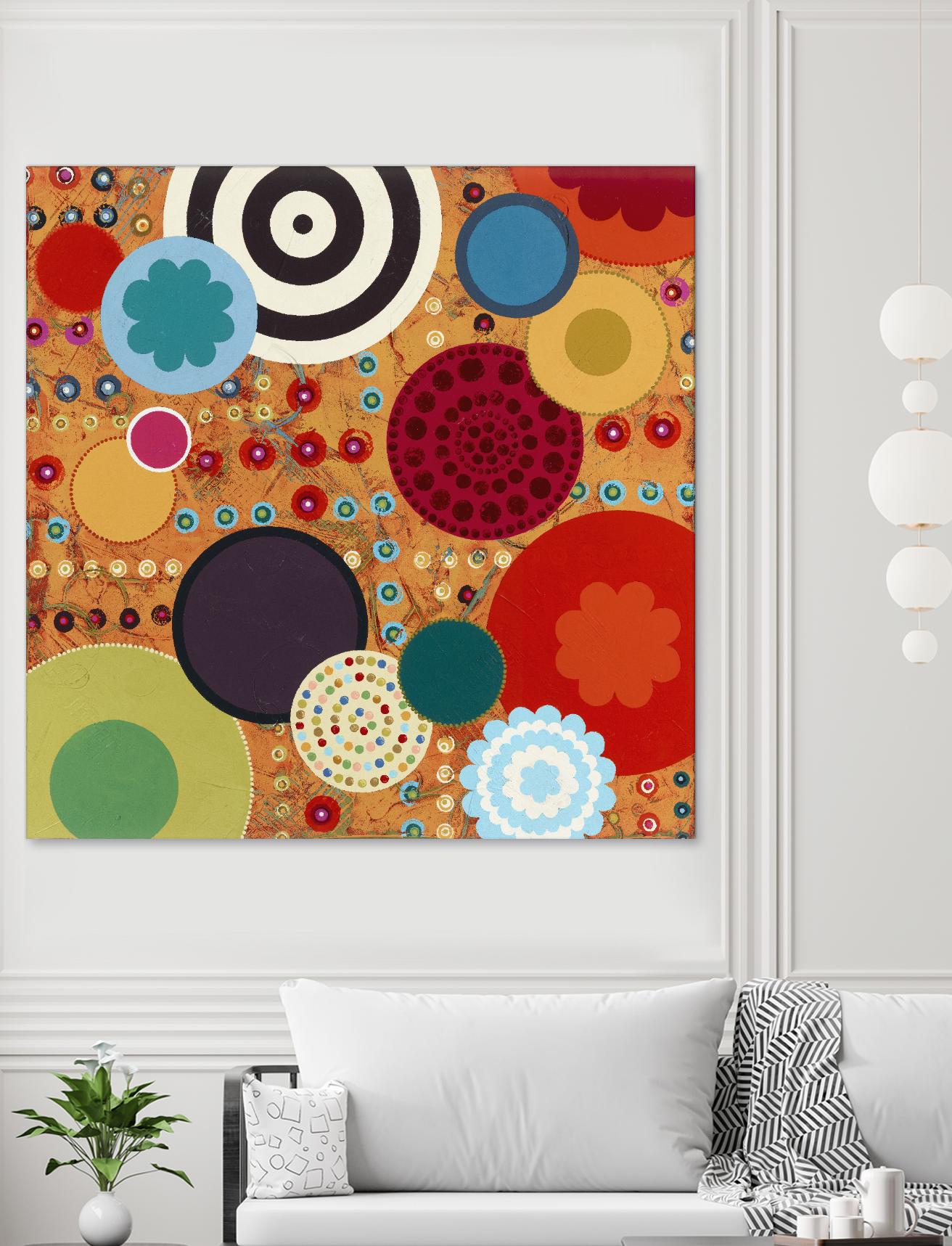 Fiesta 2 by Lisa Kesler on GIANT ART - red contemporary