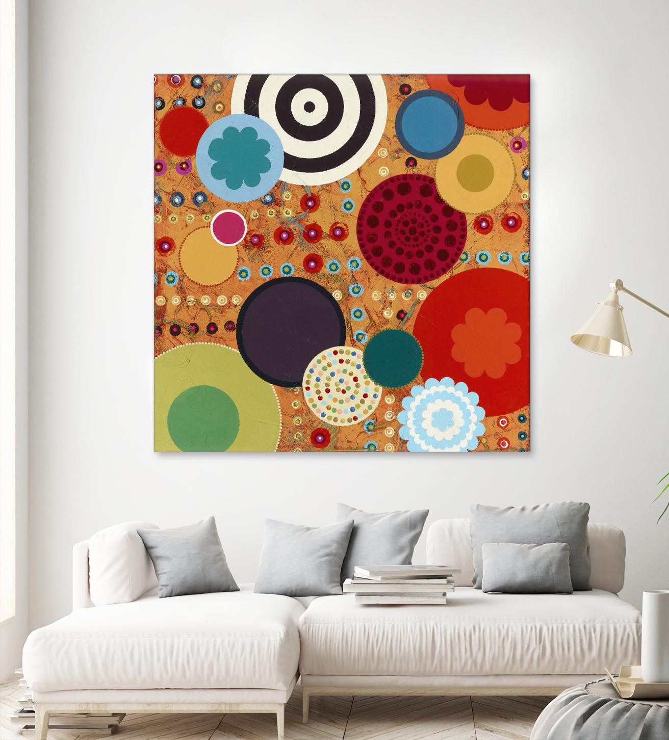 Fiesta 2 by Lisa Kesler on GIANT ART - red contemporary