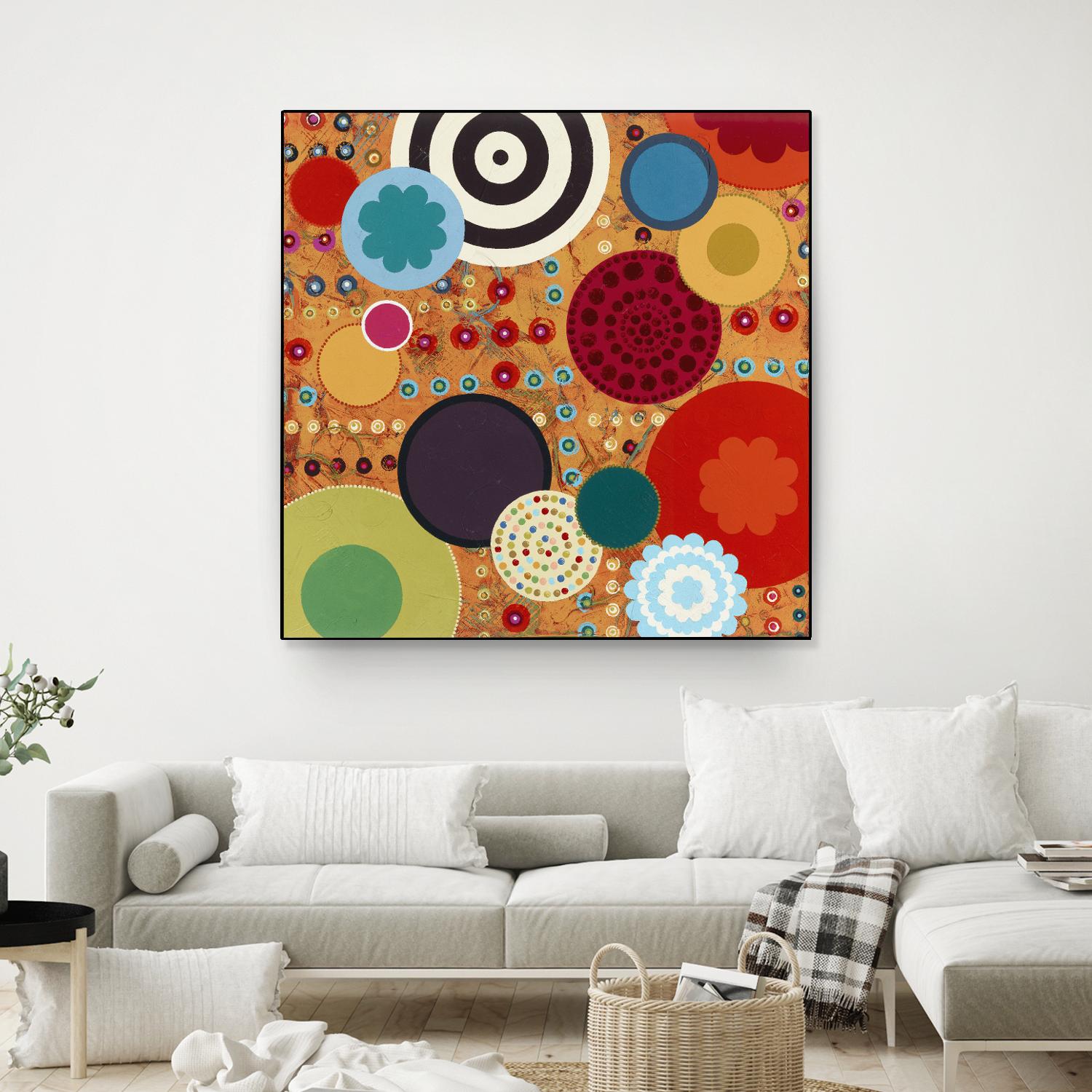 Fiesta 2 by Lisa Kesler on GIANT ART - red contemporary