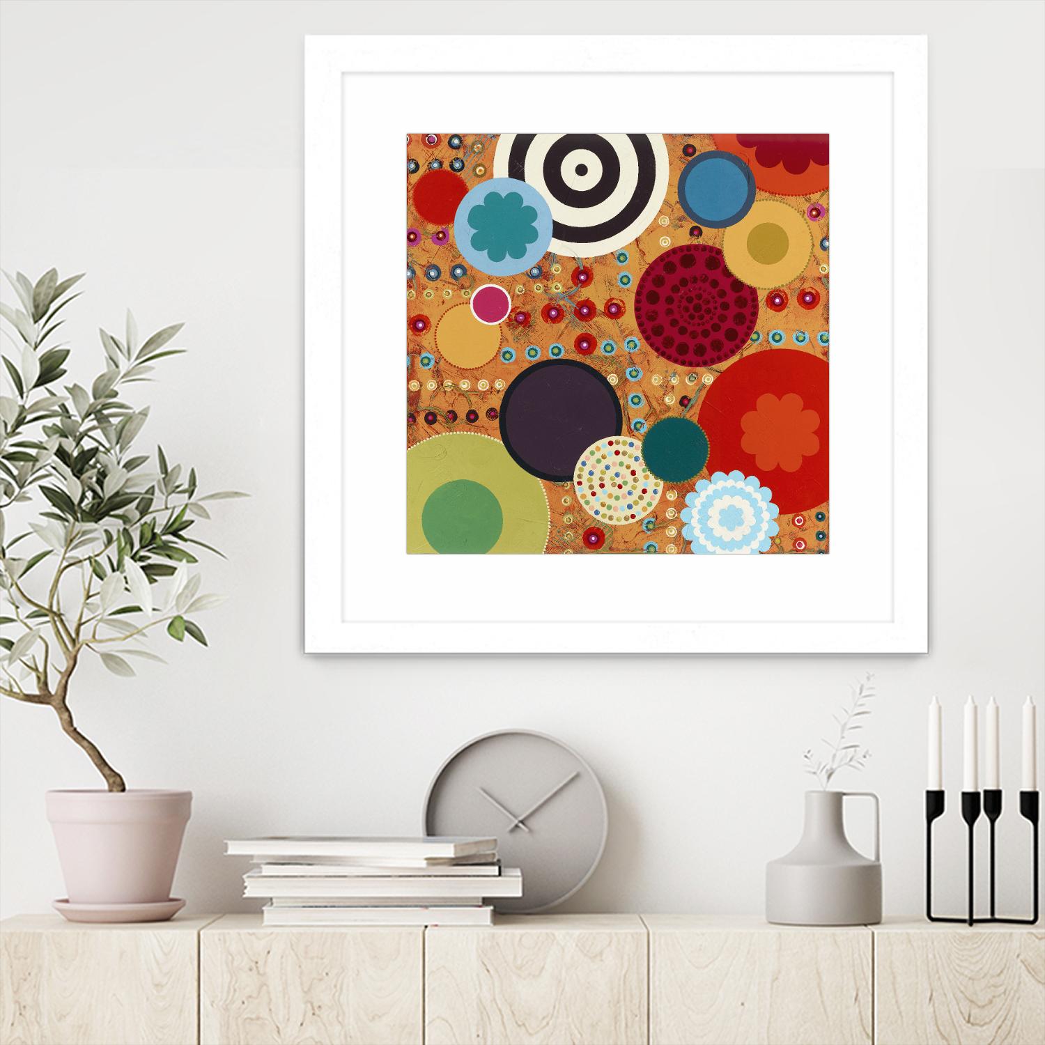 Fiesta 2 by Lisa Kesler on GIANT ART - red contemporary