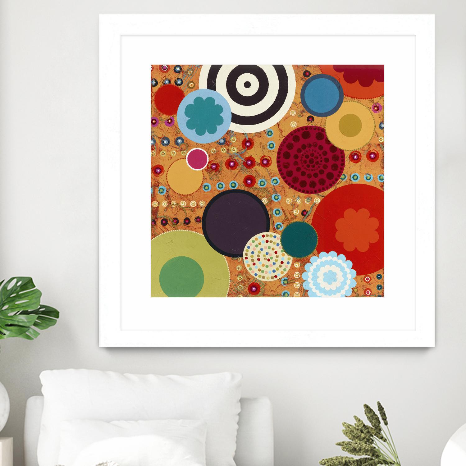 Fiesta 2 by Lisa Kesler on GIANT ART - red contemporary