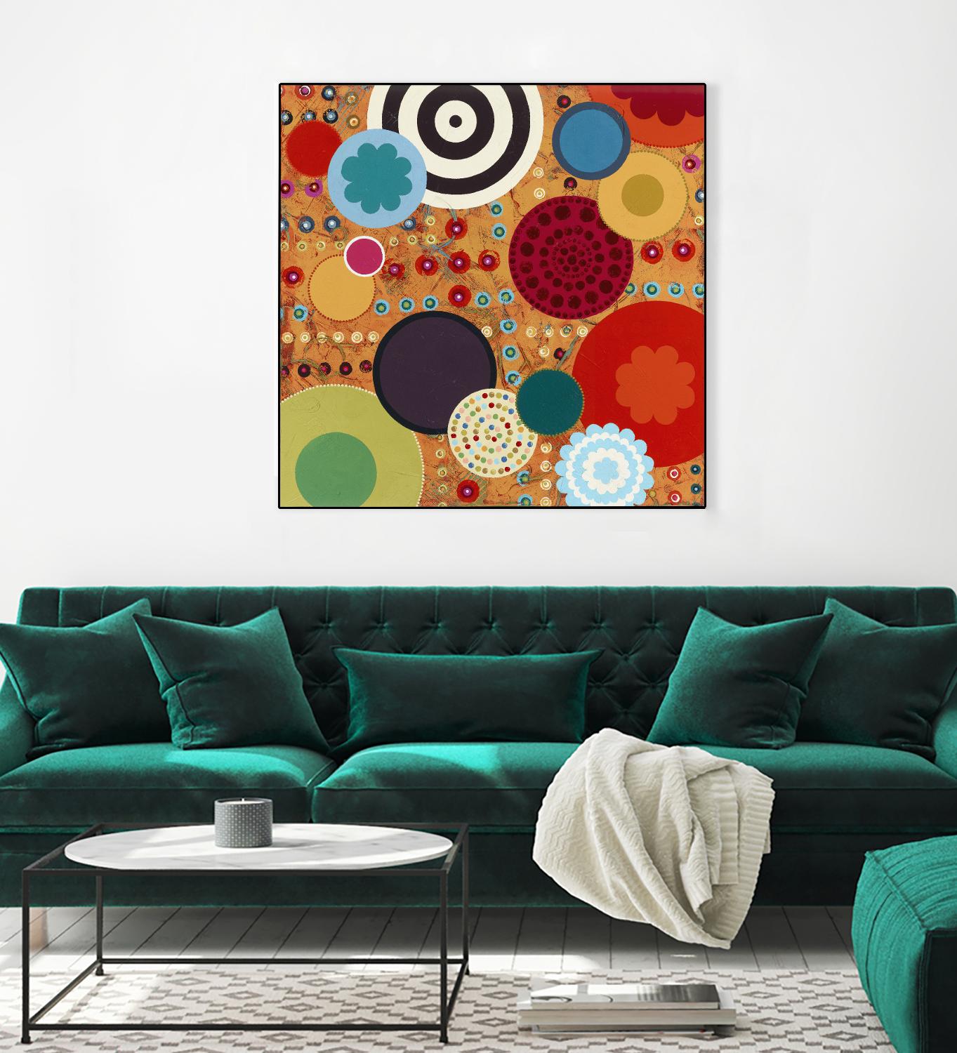 Fiesta 2 by Lisa Kesler on GIANT ART - red contemporary