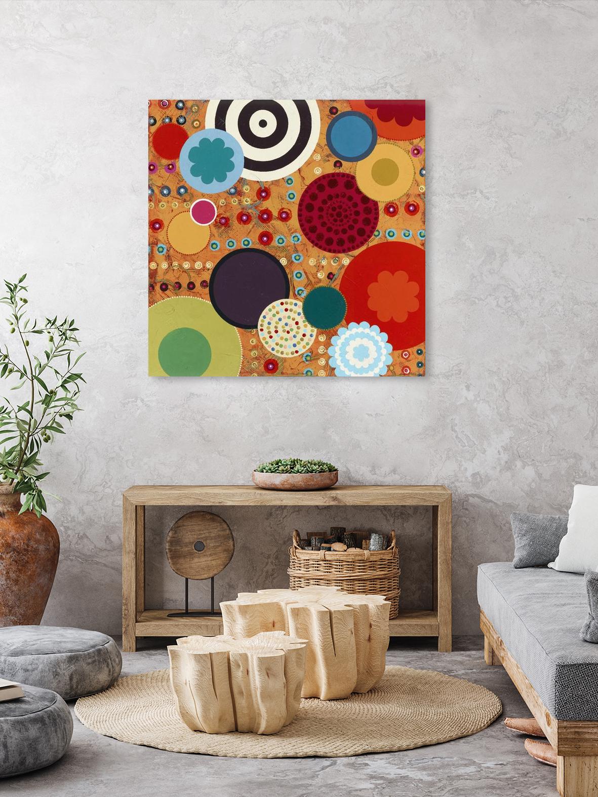 Fiesta 2 by Lisa Kesler on GIANT ART - red contemporary