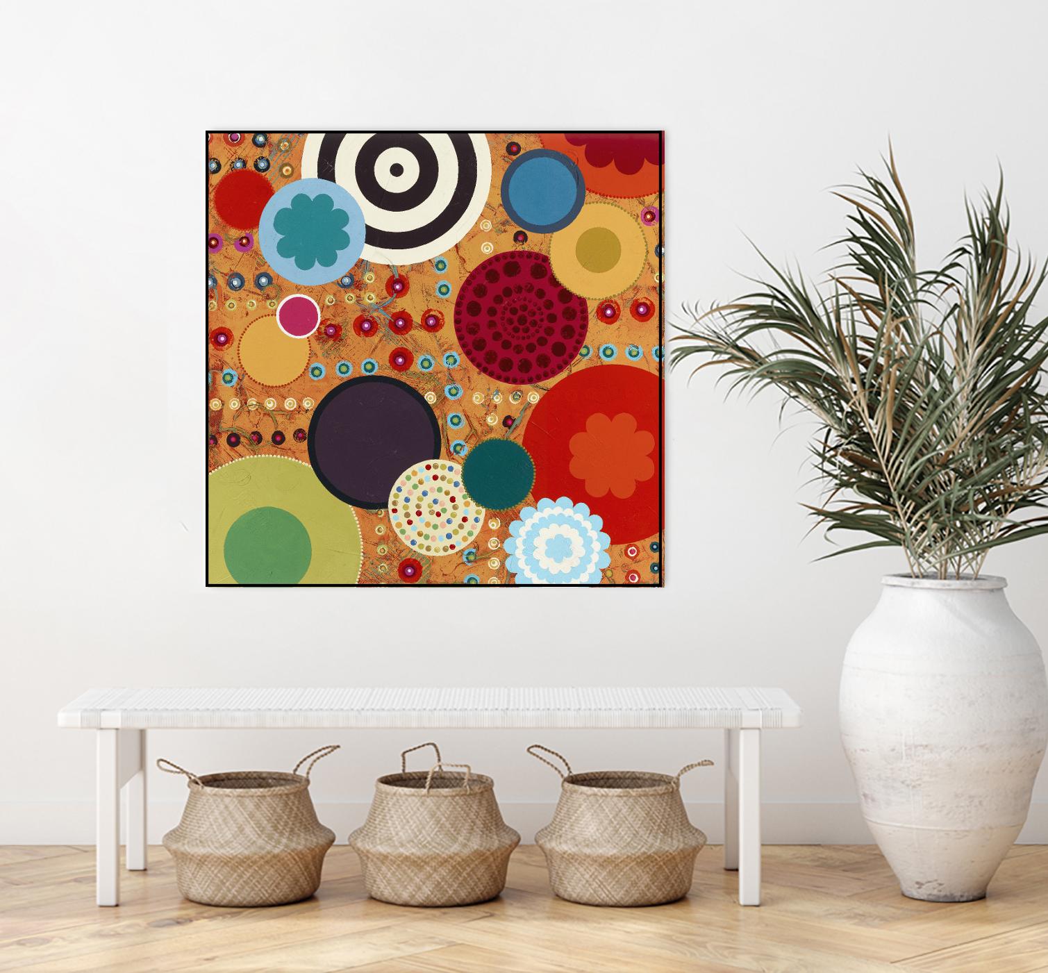 Fiesta 2 by Lisa Kesler on GIANT ART - red contemporary
