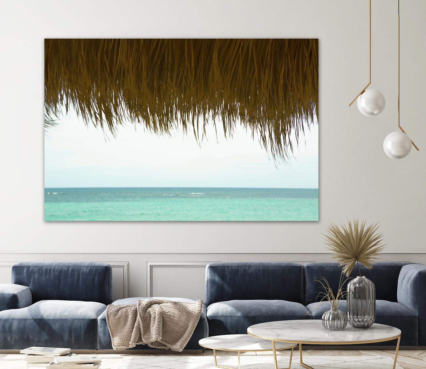 Palapa by Acer Images on GIANT ART - blue sea scene