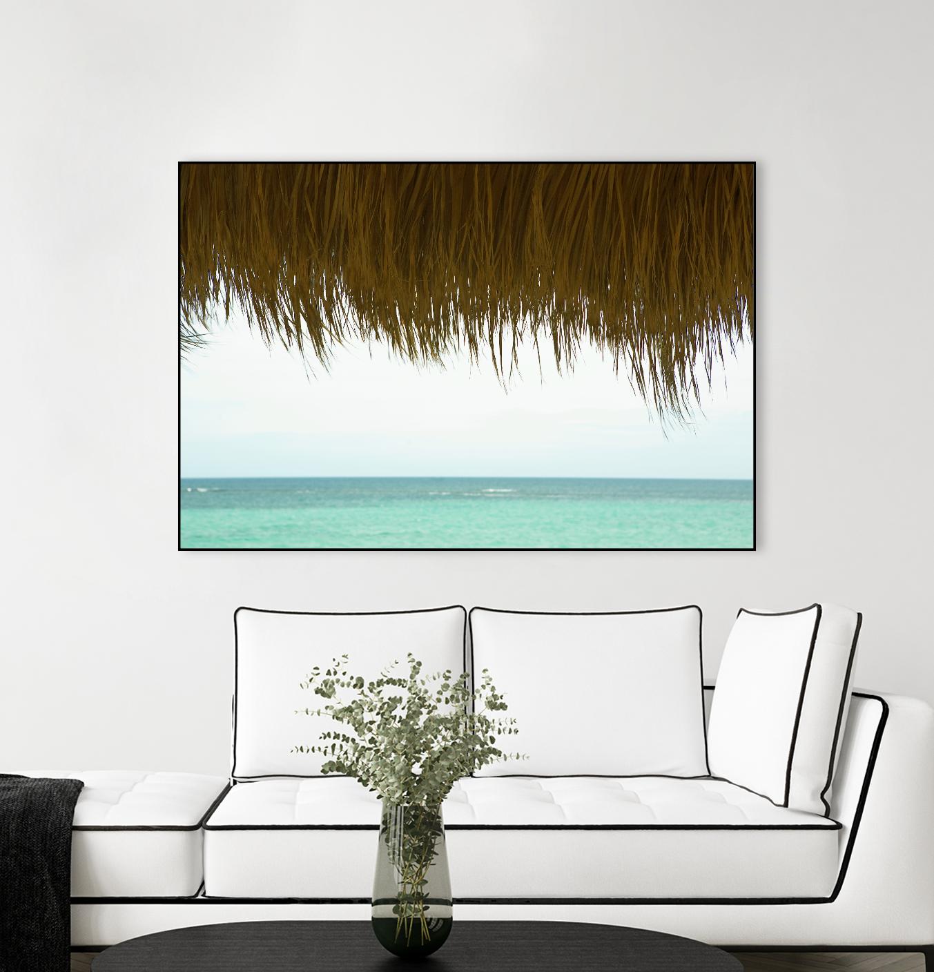 Palapa by Acer Images on GIANT ART - blue sea scene