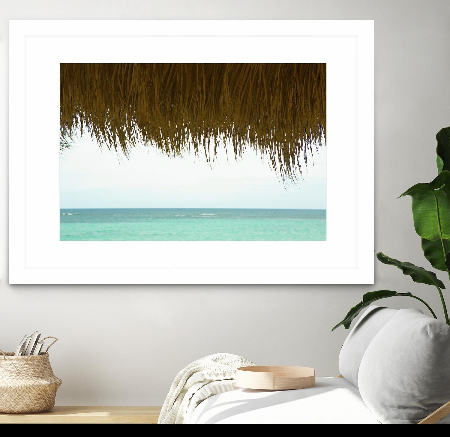 Palapa by Acer Images on GIANT ART - blue sea scene