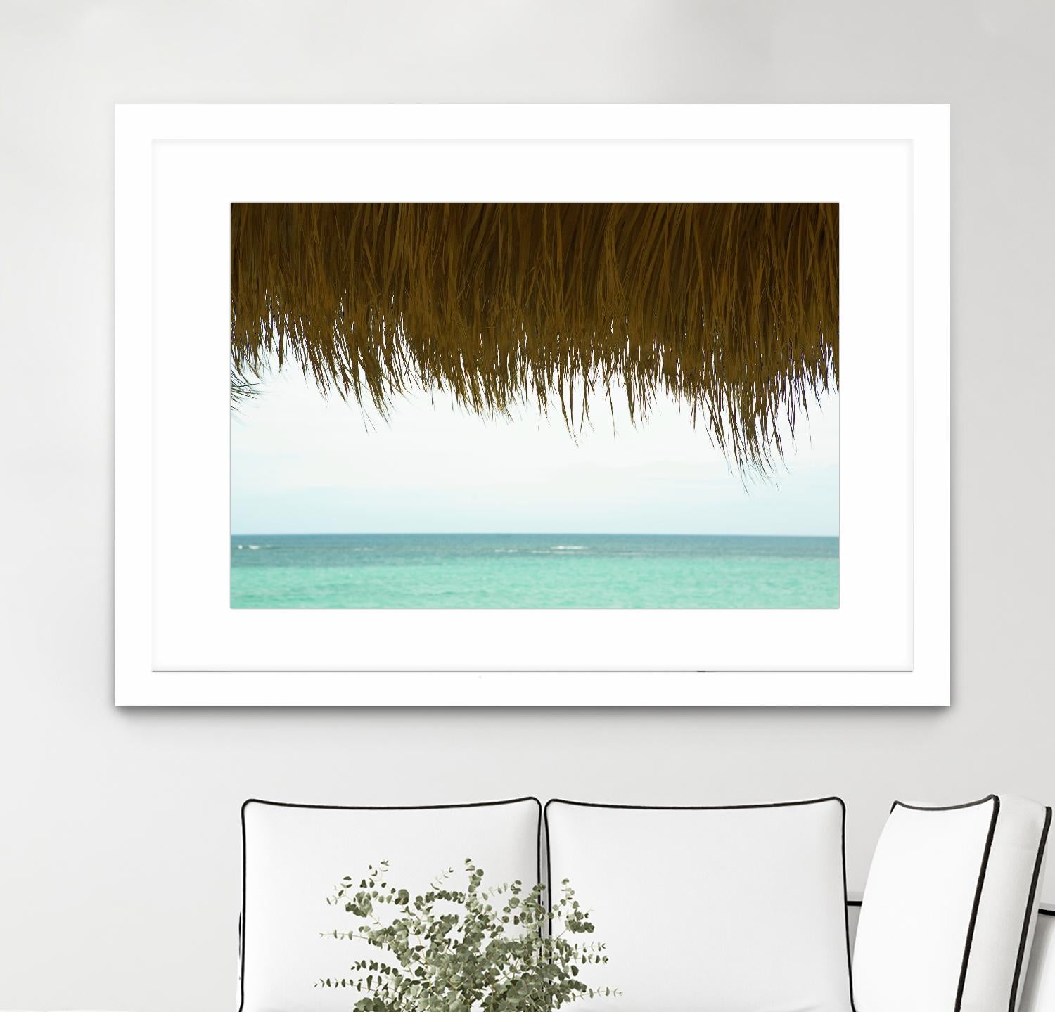 Palapa by Acer Images on GIANT ART - blue sea scene