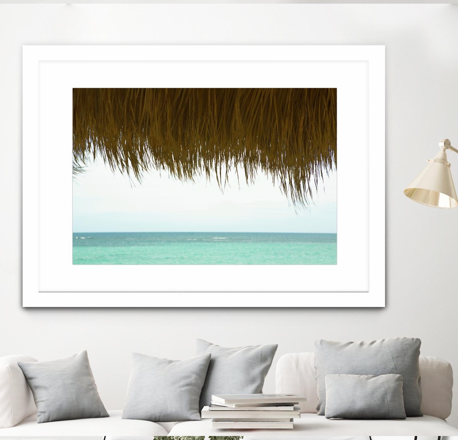 Palapa by Acer Images on GIANT ART - blue sea scene