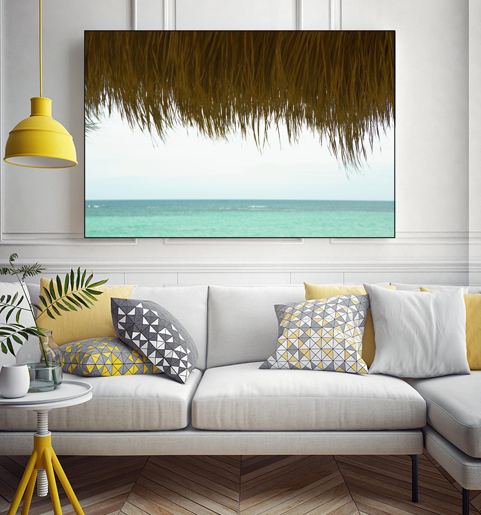 Palapa by Acer Images on GIANT ART - blue sea scene