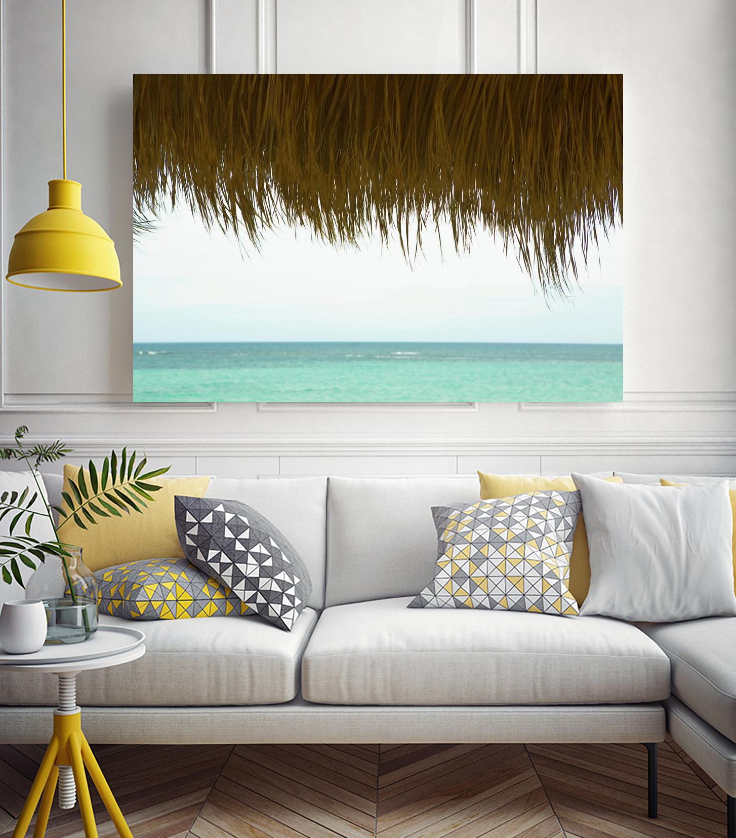 Palapa by Acer Images on GIANT ART - blue sea scene