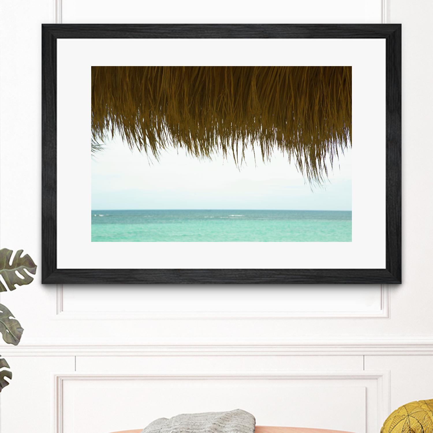 Palapa by Acer Images on GIANT ART - blue sea scene
