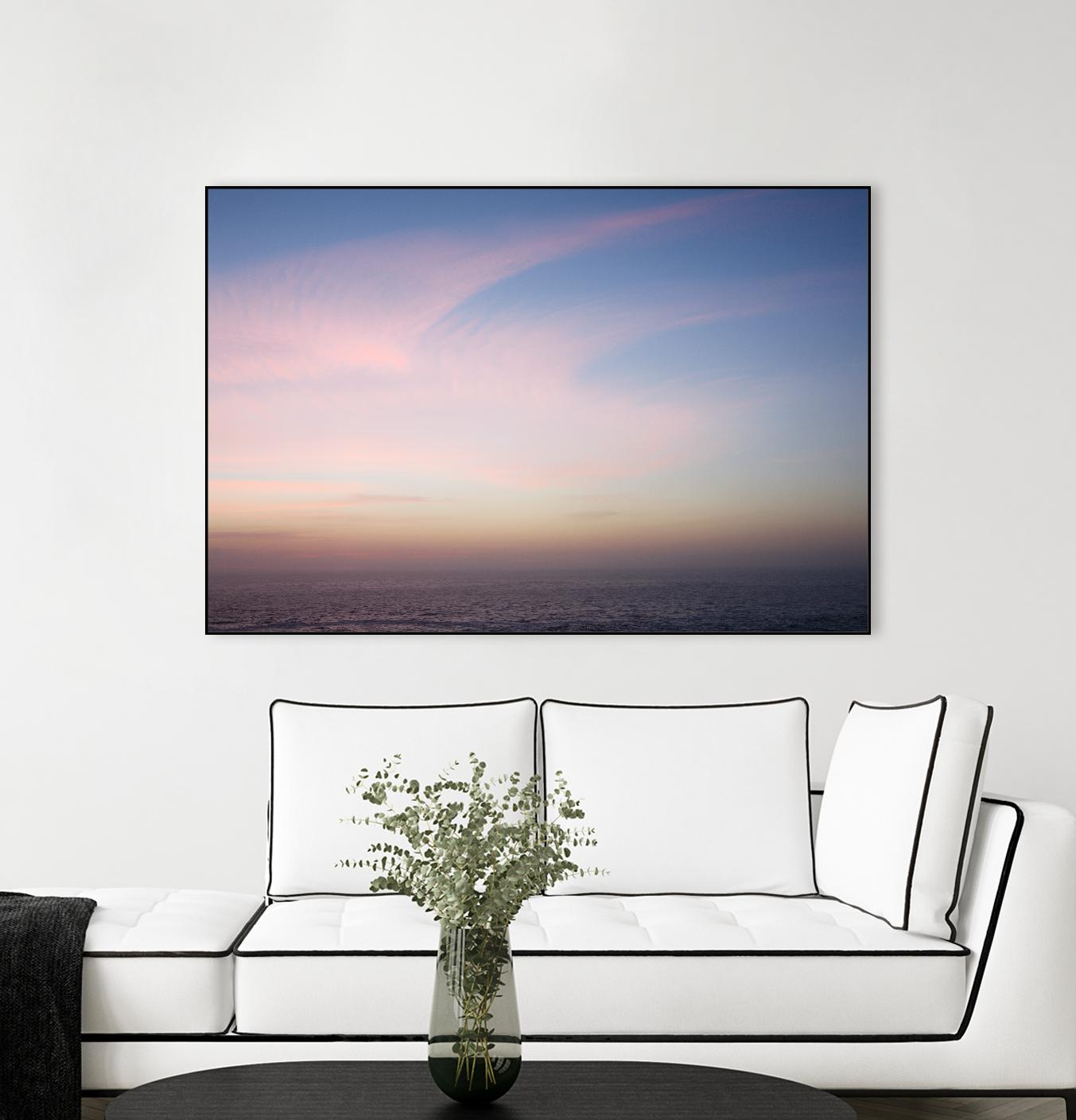 Ocean and Sky 1 by Acer Images on GIANT ART - pink landscape