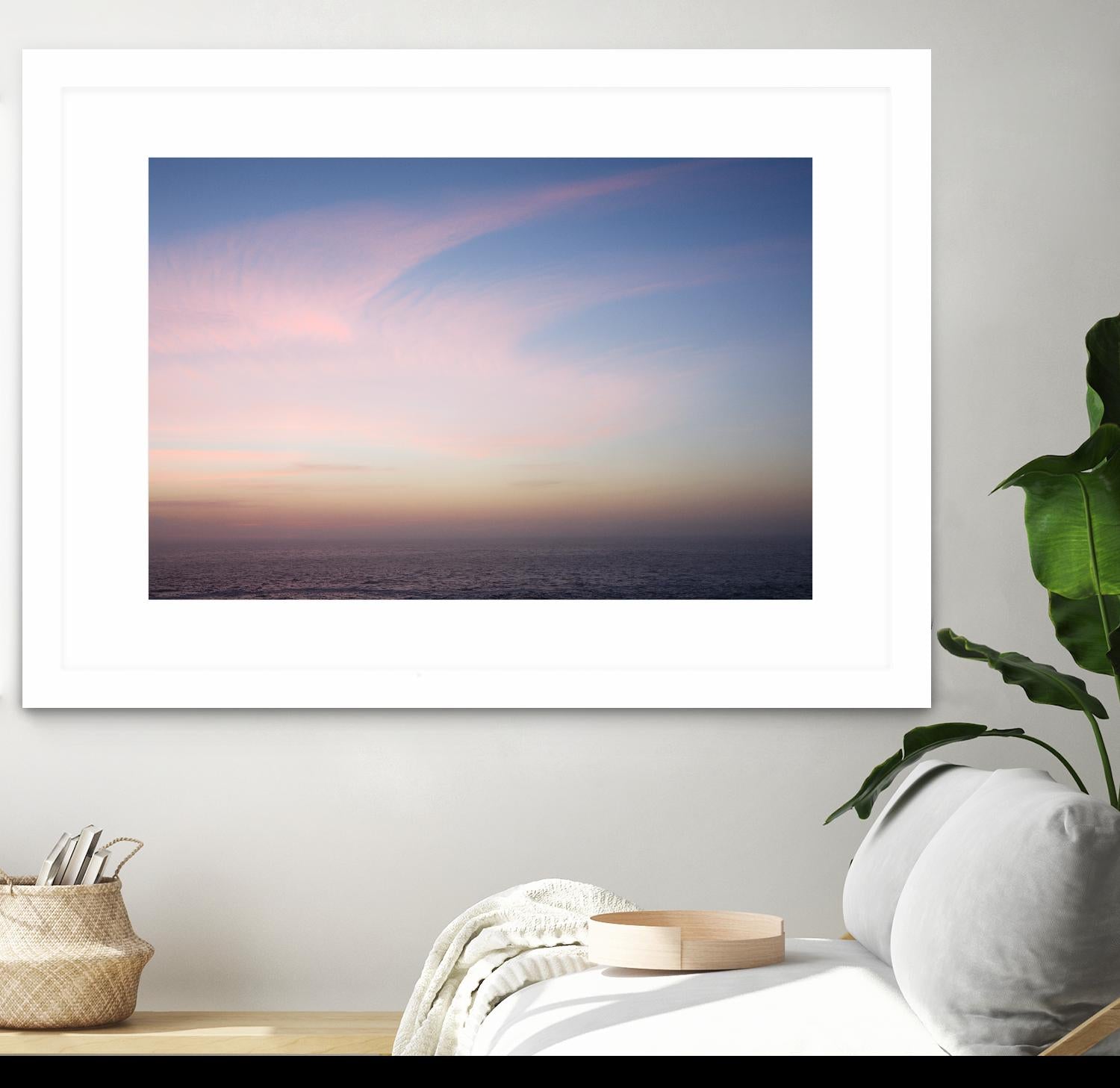 Ocean and Sky 1 by Acer Images on GIANT ART - pink landscape