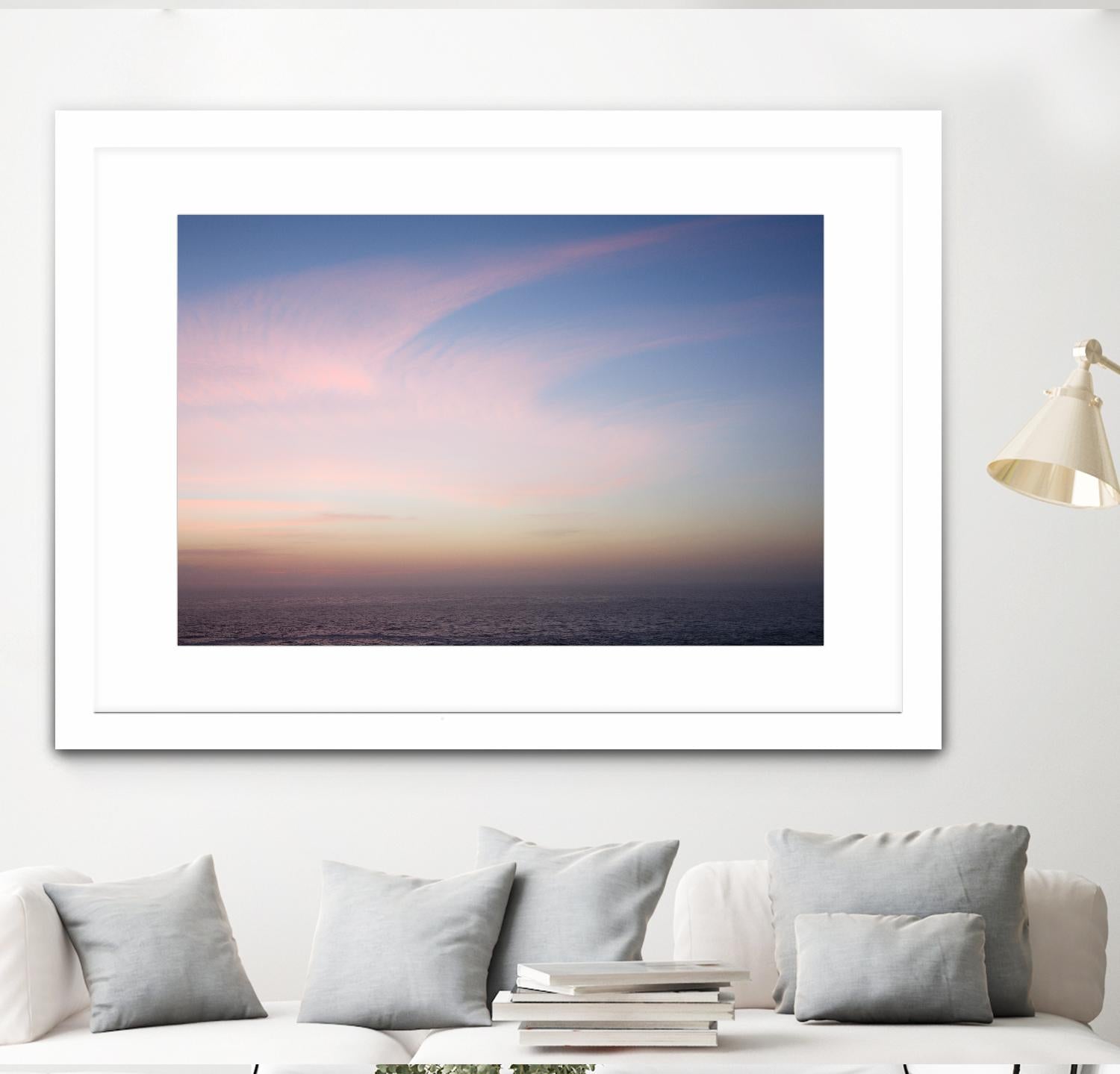 Ocean and Sky 1 by Acer Images on GIANT ART - pink landscape