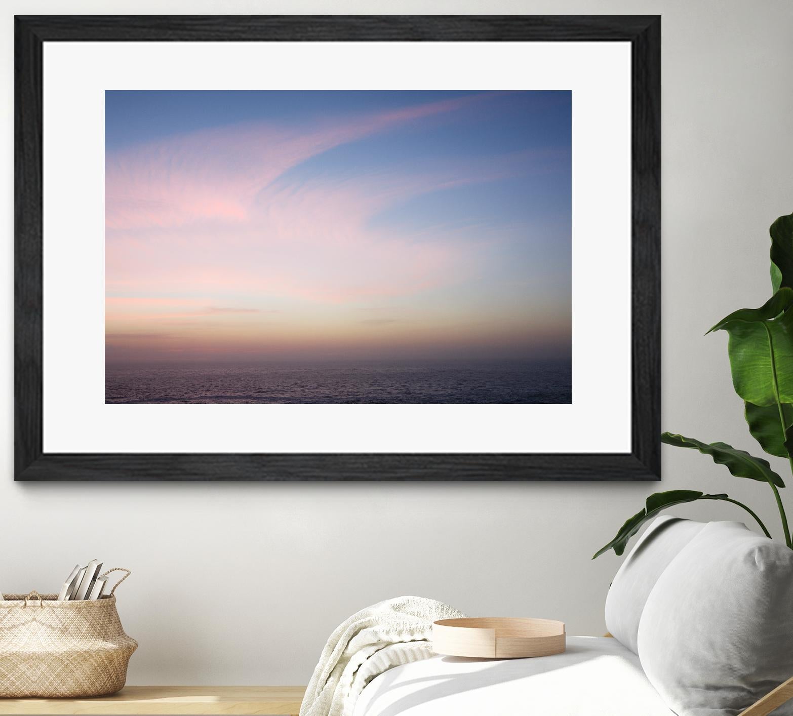 Ocean and Sky 1 by Acer Images on GIANT ART - pink landscape