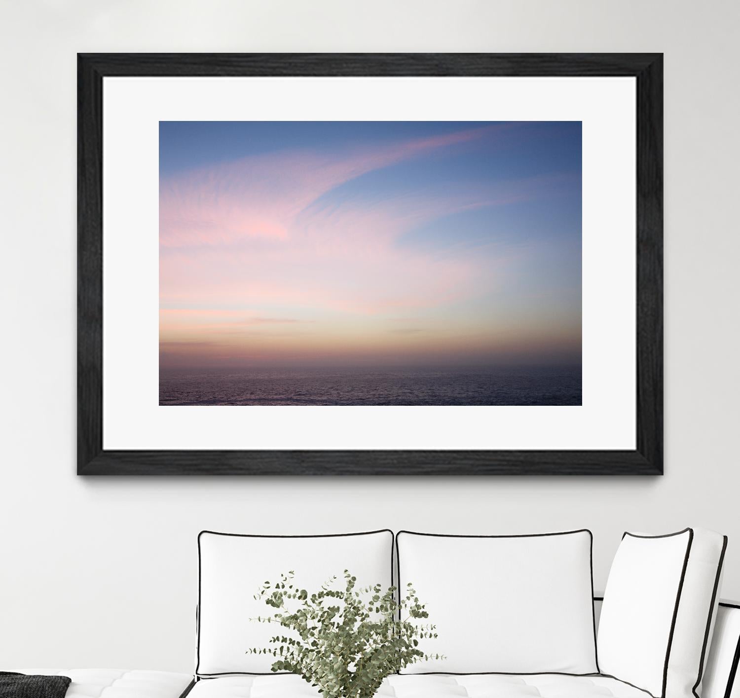 Ocean and Sky 1 by Acer Images on GIANT ART - pink landscape