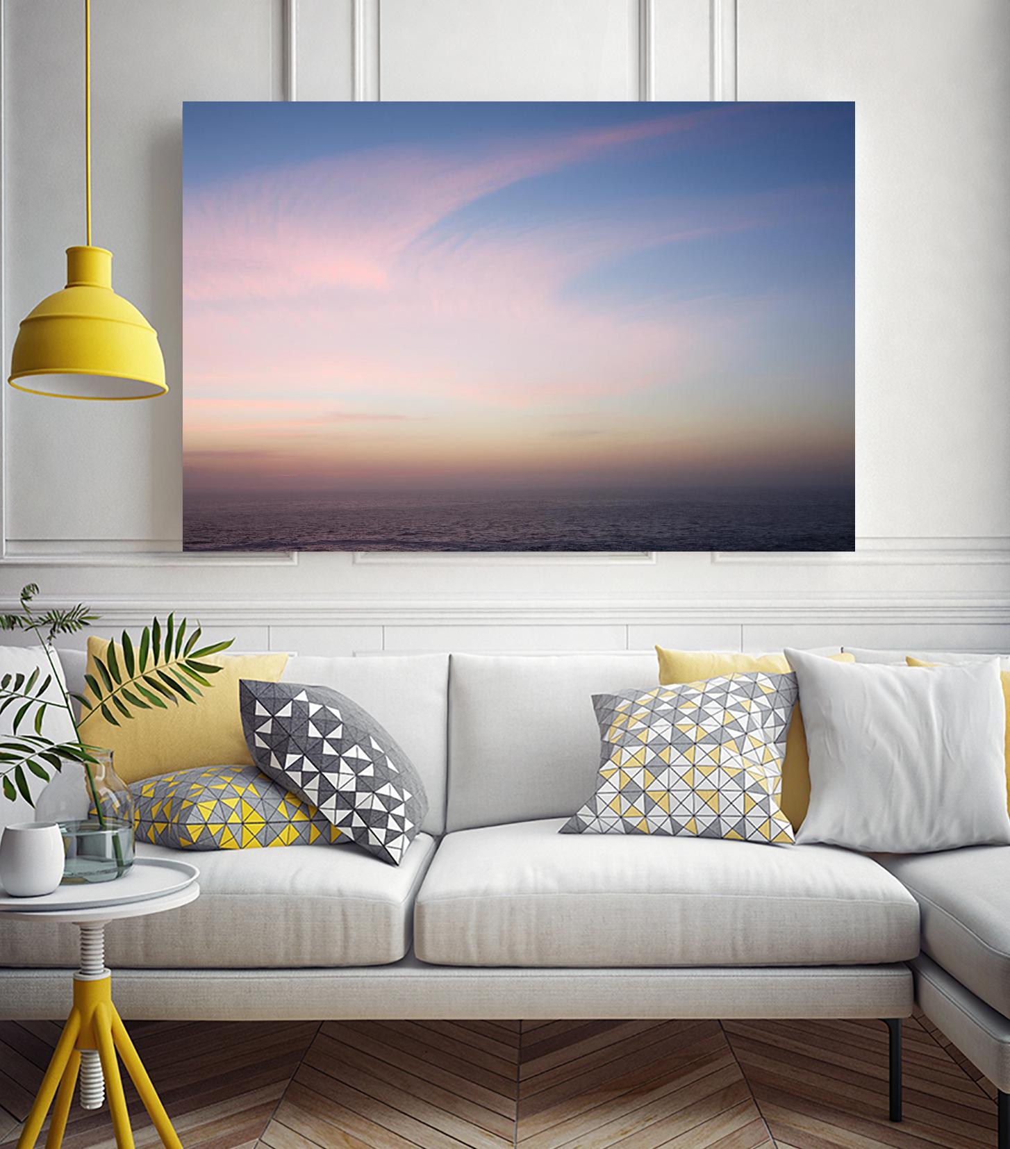 Ocean and Sky 1 by Acer Images on GIANT ART - pink landscape