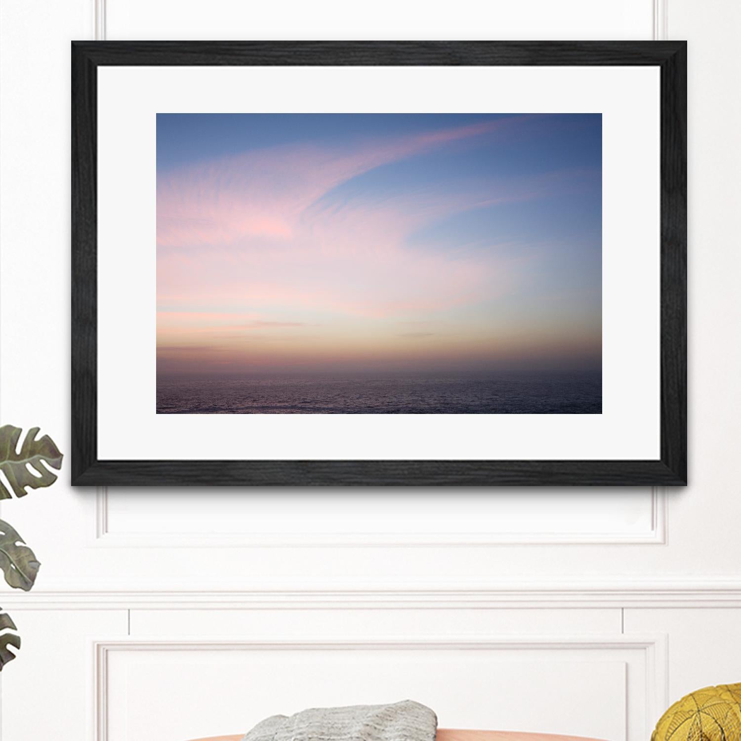 Ocean and Sky 1 by Acer Images on GIANT ART - pink landscape