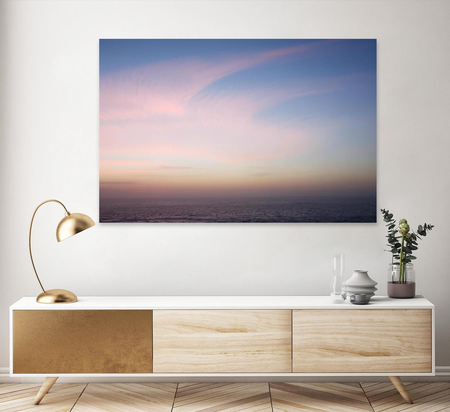 Ocean and Sky 1 by Acer Images on GIANT ART - pink landscape