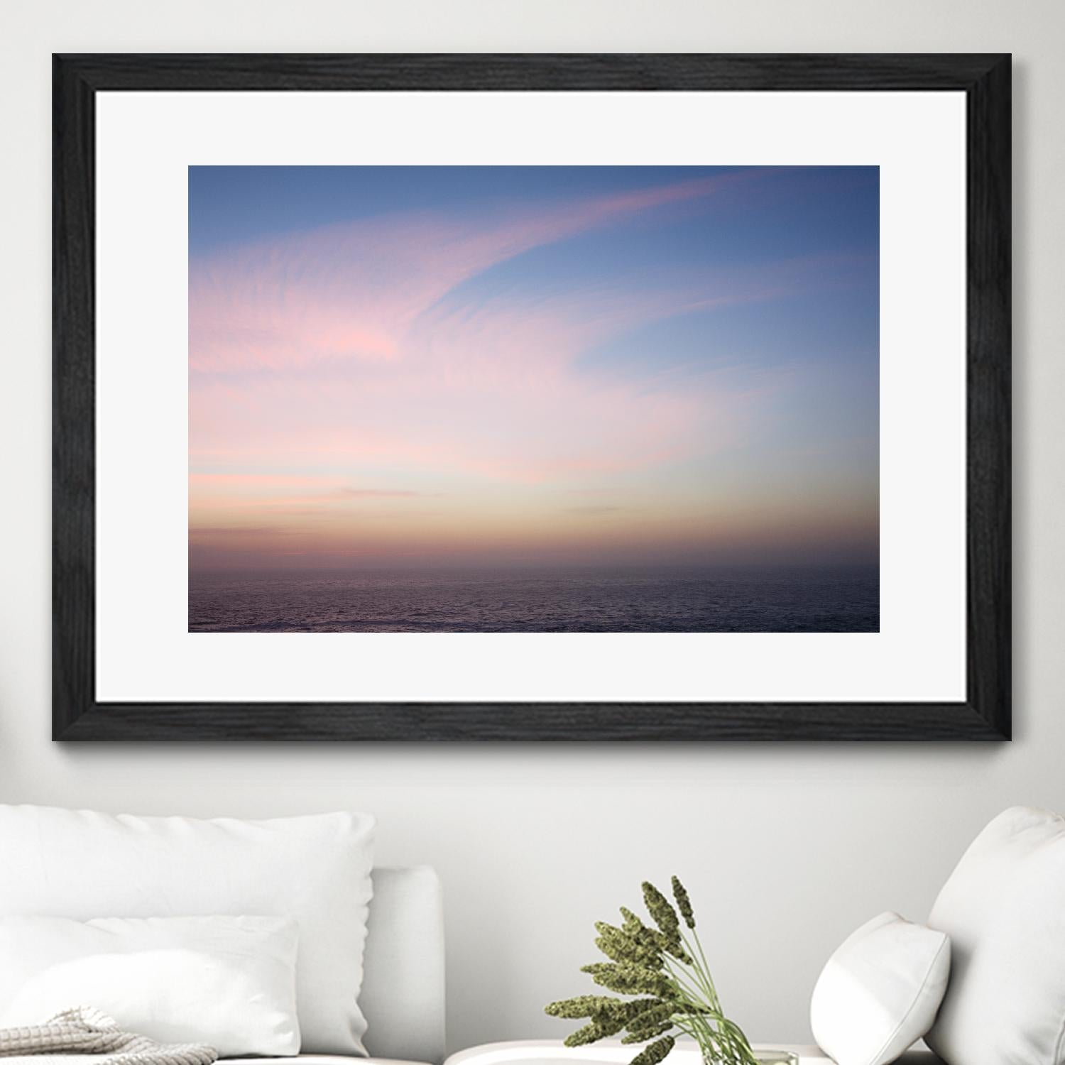 Ocean and Sky 1 by Acer Images on GIANT ART - pink landscape