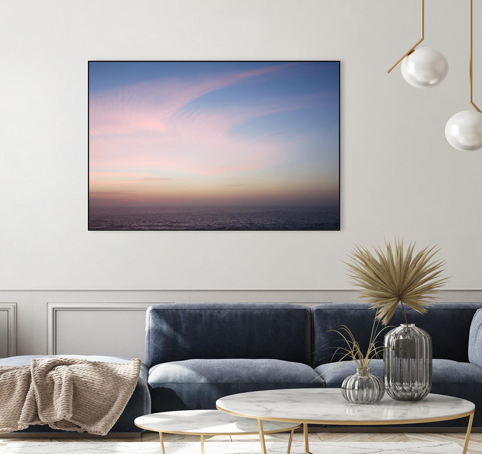 Ocean and Sky 1 by Acer Images on GIANT ART - pink landscape