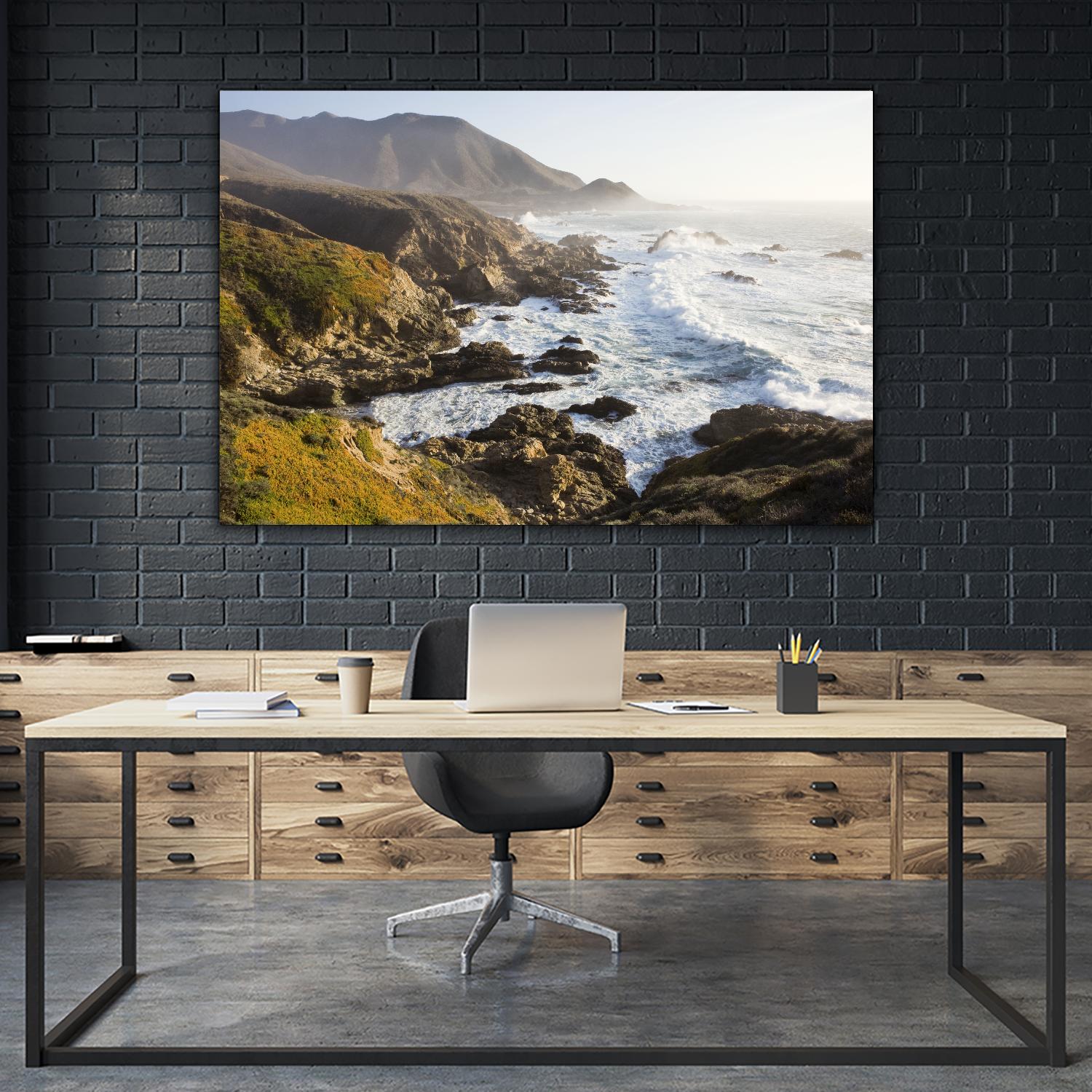 Big Sur Wave 2 by Acer Images on GIANT ART - white landscape