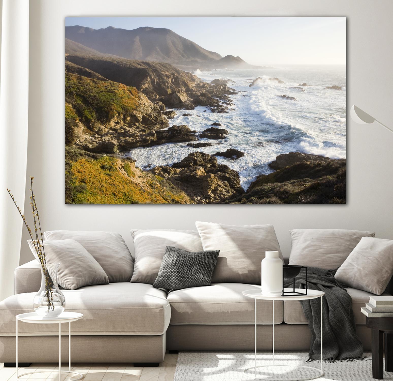 Big Sur Wave 2 by Acer Images on GIANT ART - white landscape