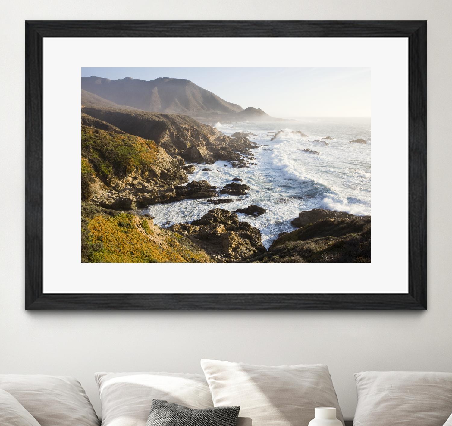 Big Sur Wave 2 by Acer Images on GIANT ART - white landscape