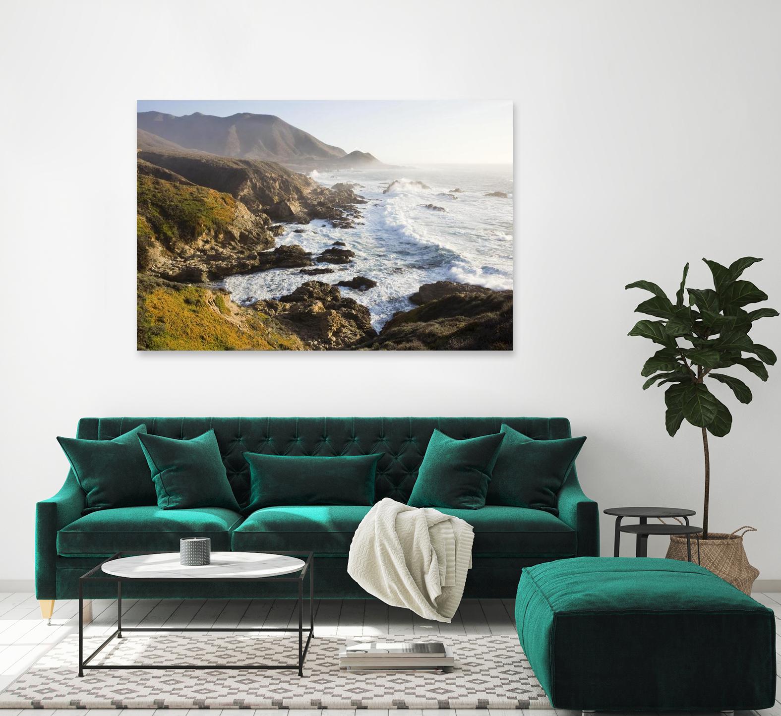 Big Sur Wave 2 by Acer Images on GIANT ART - white landscape