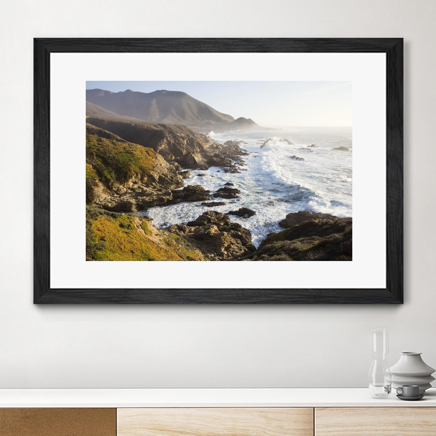 Big Sur Wave 2 by Acer Images on GIANT ART - white landscape
