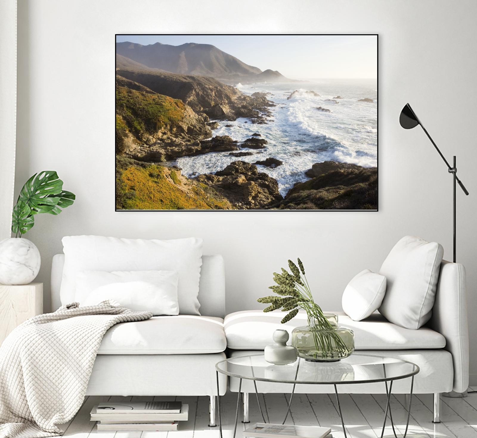 Big Sur Wave 2 by Acer Images on GIANT ART - white landscape