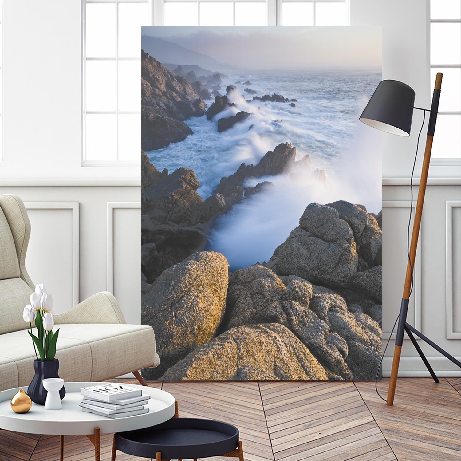 Big Sur Wave 3 by Acer Images on GIANT ART - white landscape