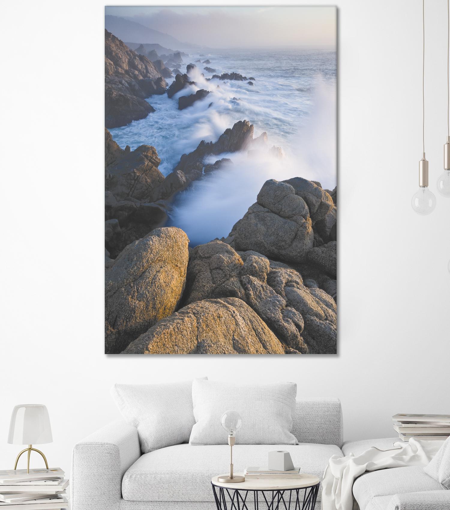 Big Sur Wave 3 by Acer Images on GIANT ART - white landscape