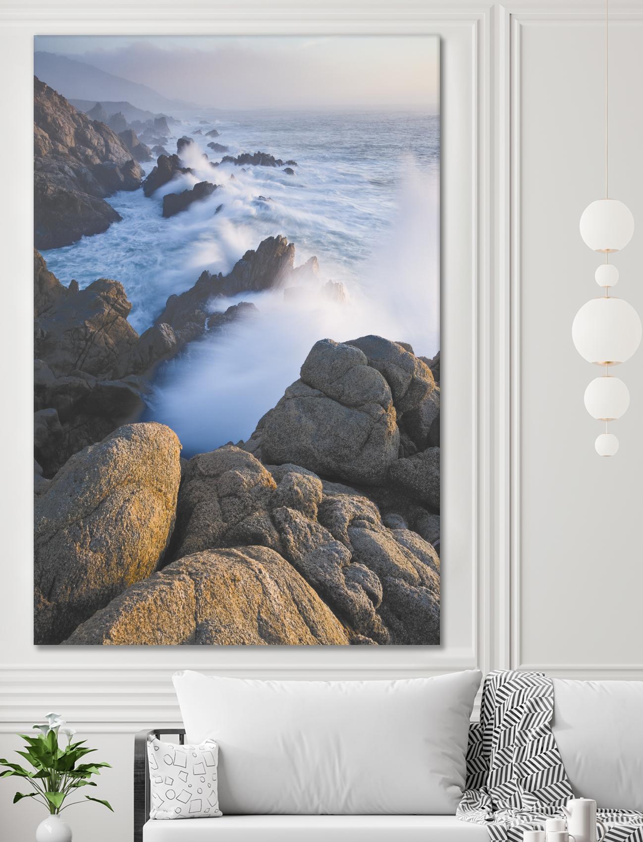 Big Sur Wave 3 by Acer Images on GIANT ART - white landscape