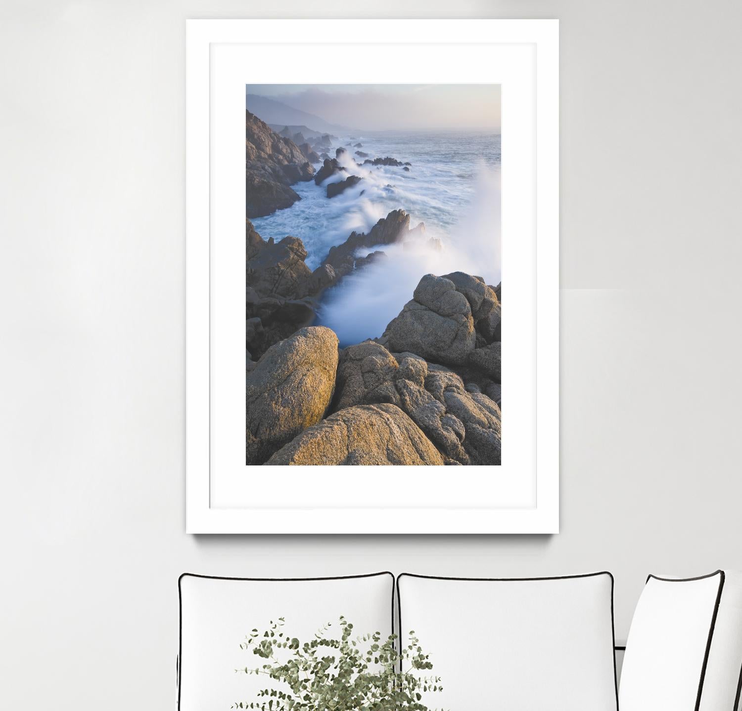 Big Sur Wave 3 by Acer Images on GIANT ART - white landscape