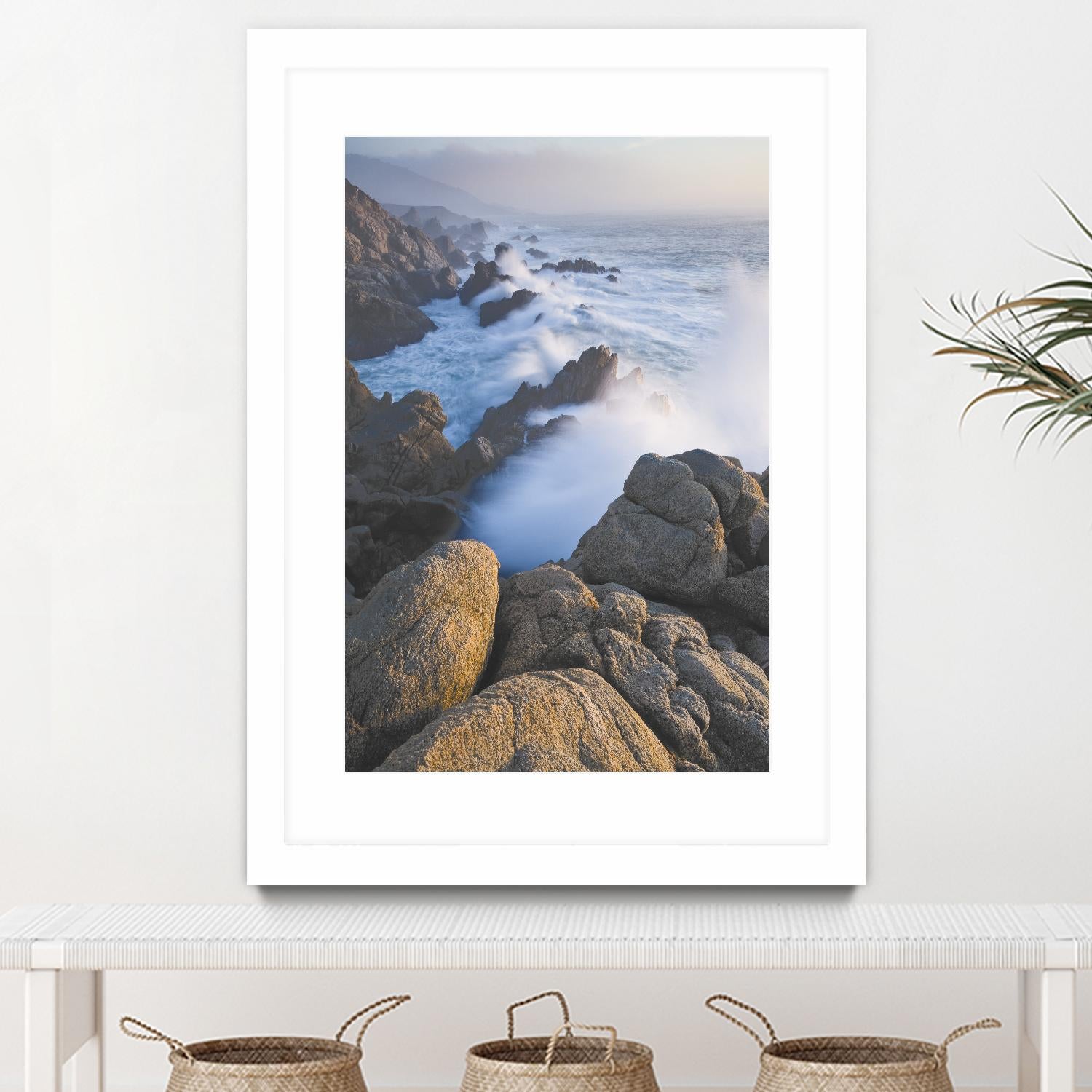 Big Sur Wave 3 by Acer Images on GIANT ART - white landscape