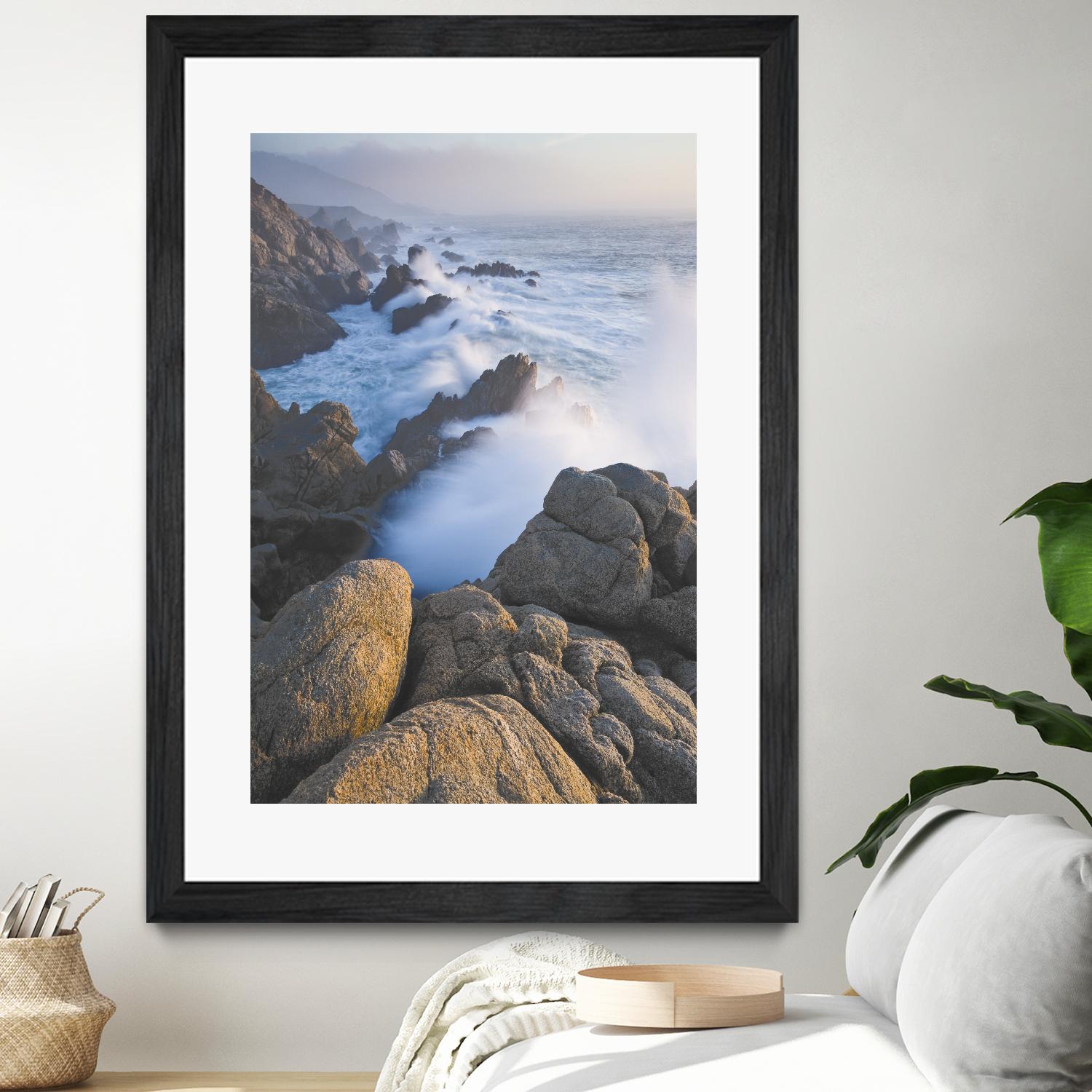 Big Sur Wave 3 by Acer Images on GIANT ART - white landscape
