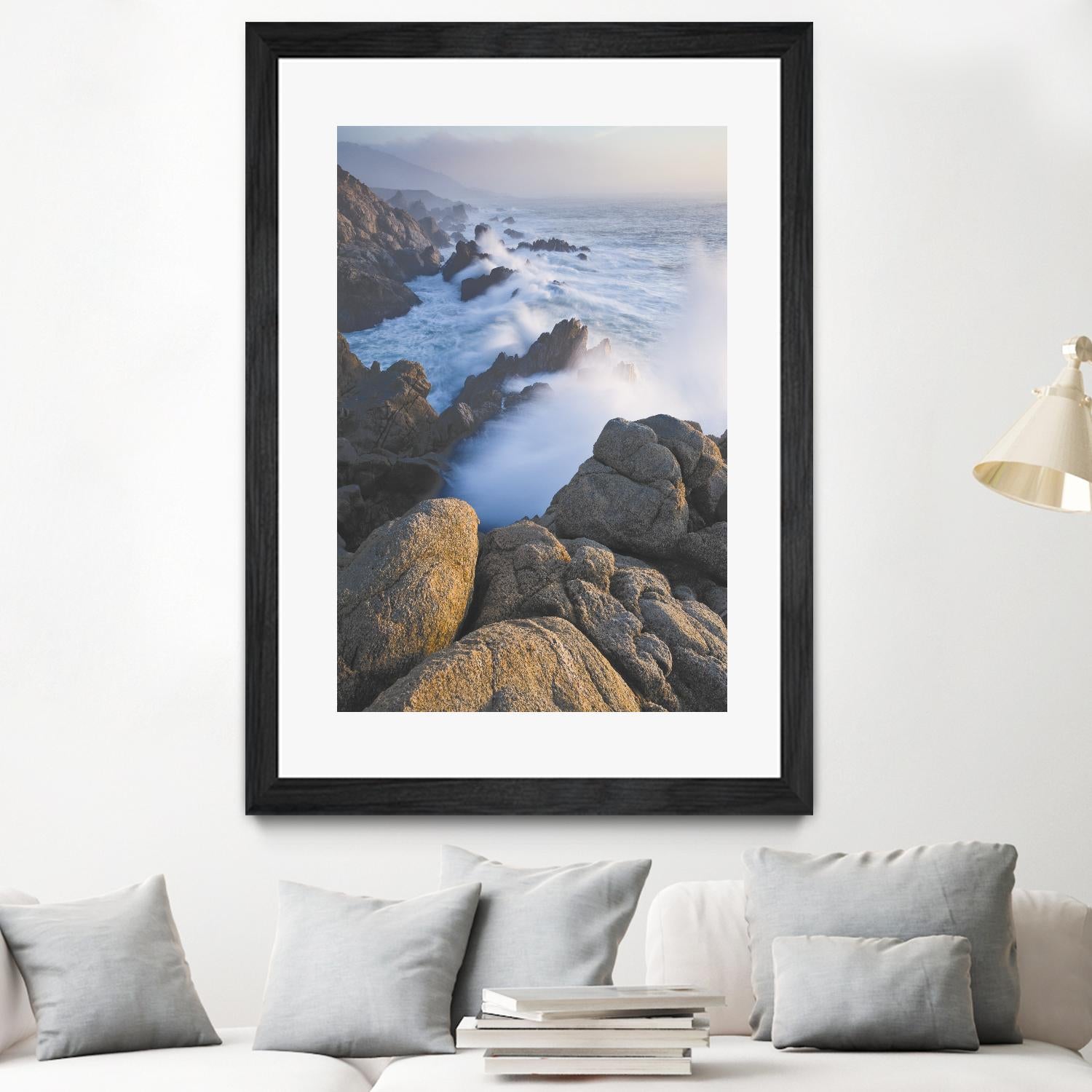 Big Sur Wave 3 by Acer Images on GIANT ART - white landscape