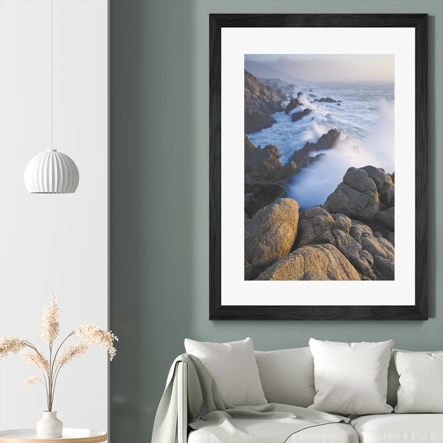 Big Sur Wave 3 by Acer Images on GIANT ART - white landscape