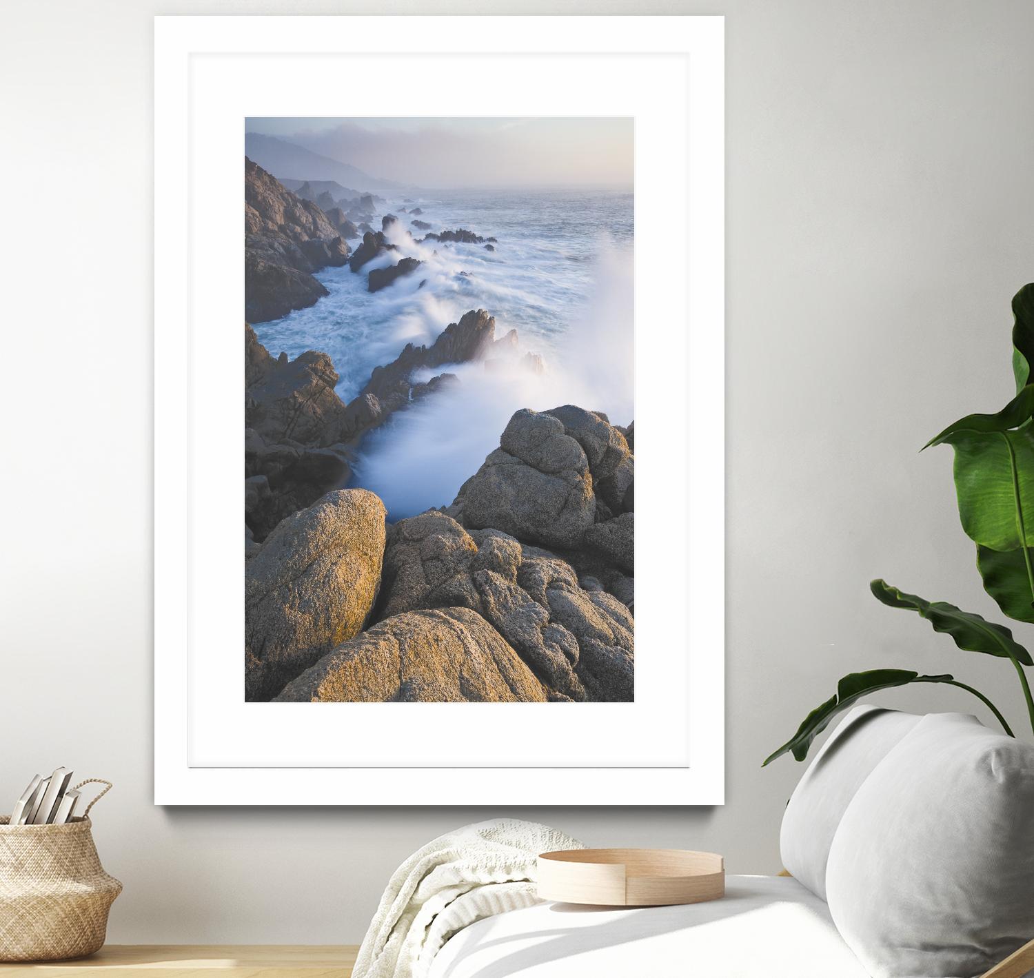 Big Sur Wave 3 by Acer Images on GIANT ART - white landscape