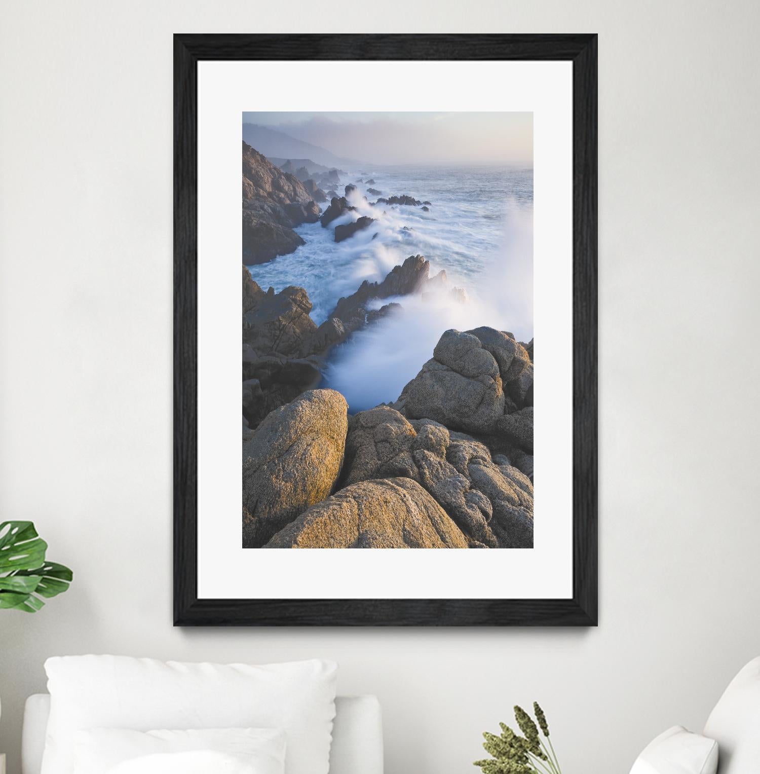 Big Sur Wave 3 by Acer Images on GIANT ART - white landscape
